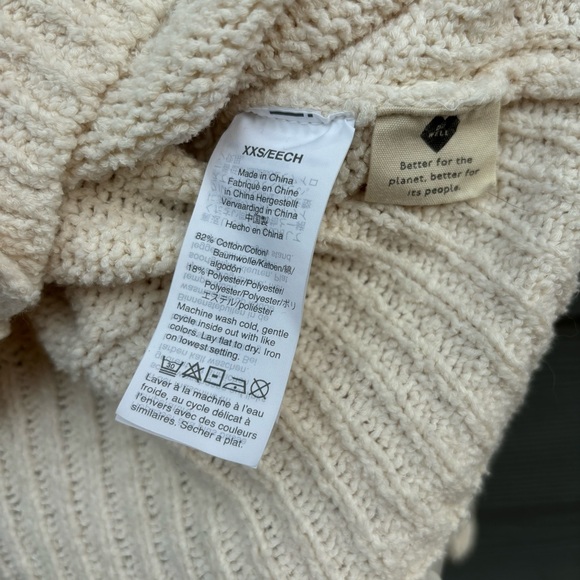 Madewell Cream Fringe Cardigan - Picture 3 of 5